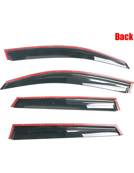 Viseras de Ventana IKON MOTORSPORTS Ahumadas para Audi Q5 2009-2017