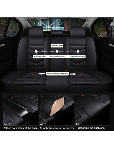 5 Fundas de Asiento WeArkoTac para Mitsubishi Lancer 2008-2017