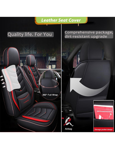 5 Fundas de Asiento WeArkoTac para Mitsubishi Lancer 2008-2017