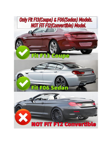 Ala Trasera STSEV01 para BMW Serie 6 F06/F13 2012-2019