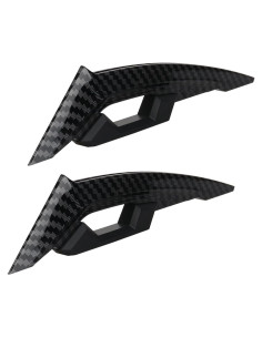 Spoilers Laterales de Motocicleta Qurbuns 2 PCS Fibra de Carbono