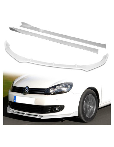 Extensiones de Labio de Parachoques W-POWER para Volkswagen Golf 6