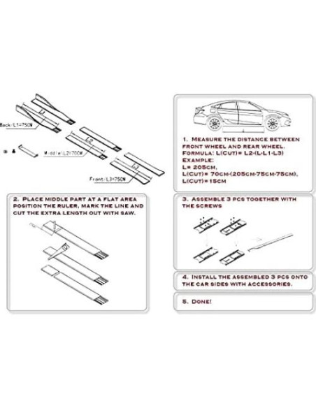 Extensiones de Labio de Parachoques W-POWER para Volkswagen Golf 6