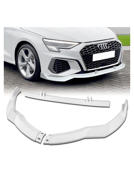 Kit de Labio de Parachoques Frontal 3 Piezas DriftX Audi S3 2022-2023