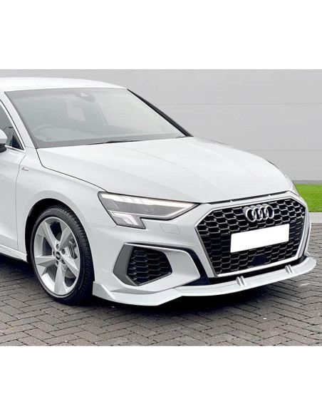 Kit de Labio de Parachoques Frontal 3 Piezas DriftX Audi S3 2022-2023