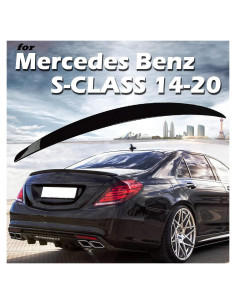 Alerón Trasero Negro Mercedes Benz Clase S W222 2014-2020