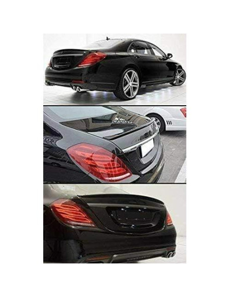 Alerón Trasero Negro Mercedes Benz Clase S W222 2014-2020