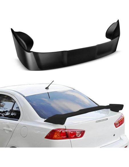 Ala Spoiler SCITOO Negro Mate para Mitsubishi Lancer 2008-2017