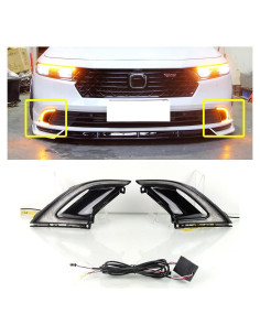 Luces de Niebla DRL LED KITOCARTOP para Honda Accord 2023 2024
