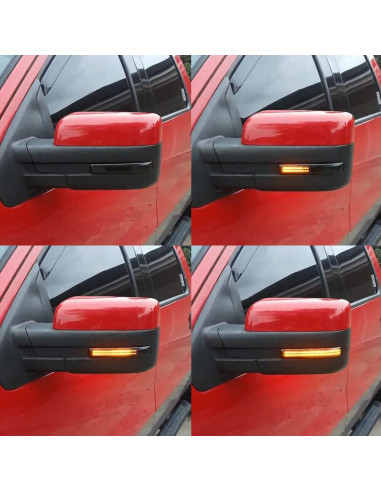 Luces de Señal de Giro LED Secuenciales Ahumadas Ford F150 2009-2014
