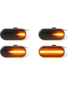 Luz de Marcador Lateral LED AONED Secuencial Ámbar para VW 2