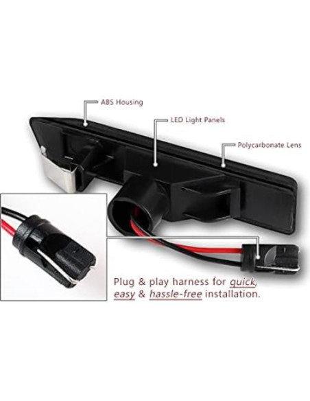 Luces de Marcador Lateral Delantero HYPERSPEED LED BMW X5 E53 E36