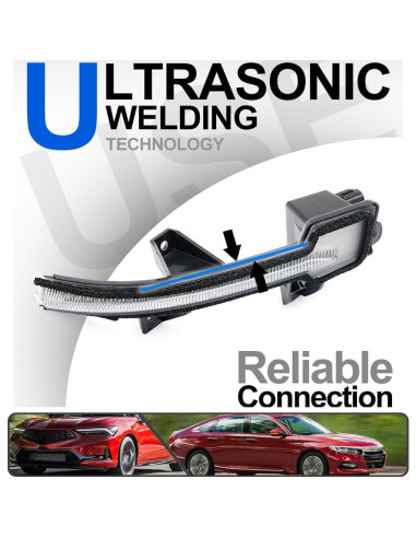 2 Piezas Luz de Señal de Giro LED Ámbar para Honda Accord/Civic/Integra