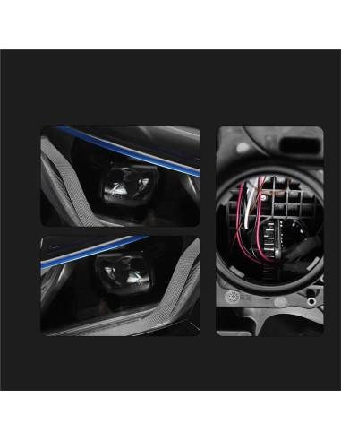 Conjunto de Faros LED PMYYFC para BMW X3/X4 2010-2016