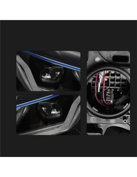 Conjunto de Faros LED PMYYFC para BMW X3/X4 2010-2016