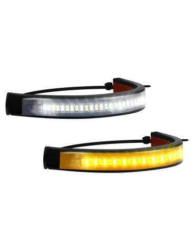 2 Luces de Giro LED Hbxdeco Impermeables para Motocicleta