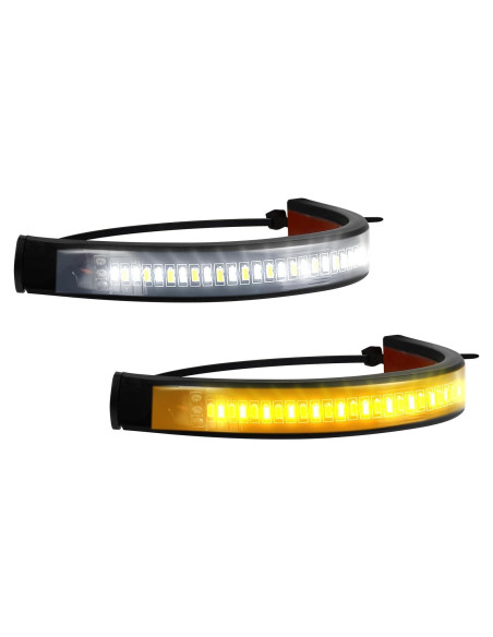 2 Luces de Giro LED Hbxdeco Impermeables para Motocicleta