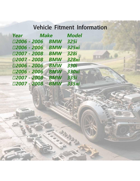 Panel Lateral Pasajero BMW 3 Series 325 328 330 335 ABS