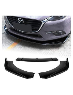 Kit de Labio de Parachoques Frontal DriftX 3 Piezas Negro