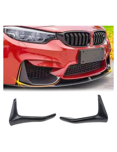 Divisores de Parachoques Delanteros Fibra de Carbono BMW F80 M3 F82 F83 2014-2020
