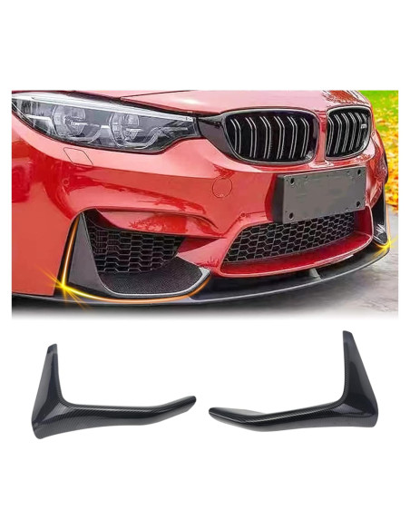 Divisores de Parachoques Delanteros Fibra de Carbono BMW F80 M3 F82 F83 2014-2020