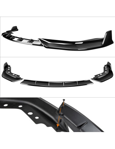 Spoiler Frontal Negro Brillante AeroBon para BMW G20 2019-2022