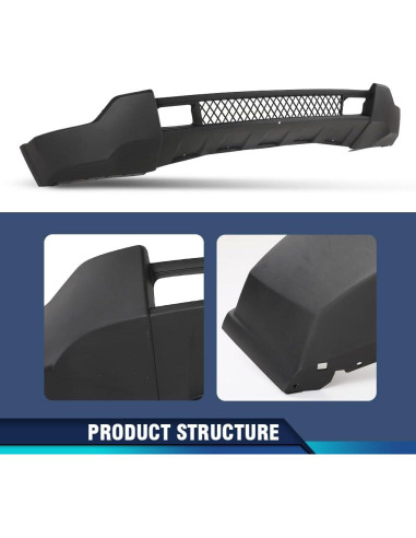 Valance Inferior Parachoques PIT66 Negro Jeep Grand Cherokee 2011-2013