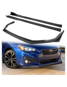 Extensiones de Labio de Parachoques Frontal y Lateral Subaru Impreza 2017-2019 - Q1-TECH