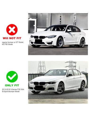 Lip Spoiler Frontal KHK para BMW Serie 3 F30 F31 M-Sport