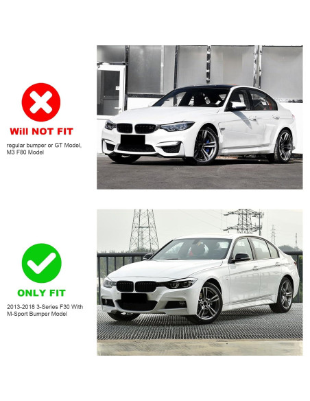 Lip Spoiler Frontal KHK para BMW Serie 3 F30 F31 M-Sport