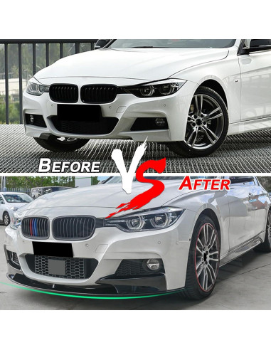 Lip Spoiler Frontal KHK para BMW Serie 3 F30 F31 M-Sport