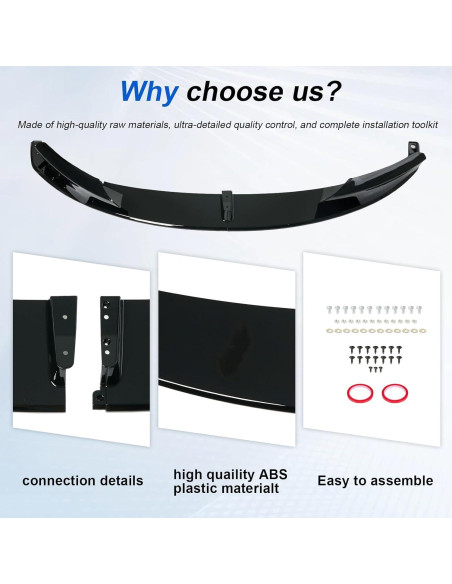 Lip Spoiler Frontal KHK para BMW Serie 3 F30 F31 M-Sport