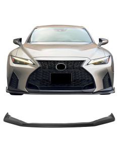 Labio de Parachoques Frontal IKON para Lexus IS350 F Sport 2021-2025, ABS Negro Mate