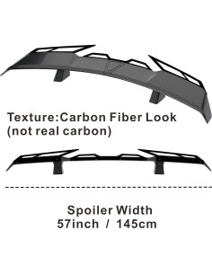 Spoiler Toyota Corolla Sedan Narpes AI312-CORO Fibra Carbono 2