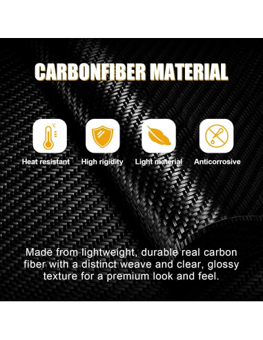 Divisores de Parachoques Frontal de Fibra de Carbono Fancemot para BMW F80 M3 F82 F83 M4 2015-2020