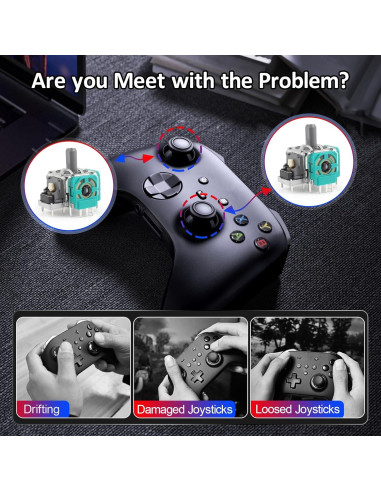 Joysticks Reemplazo Xbox One S/X 4 Piezas + Herramientas