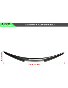 Alerón Trasero BMW F30/F80 Estilo M4 Fibra de Carbono 2012-2019 2