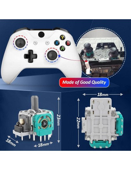 Joysticks Reemplazo Xbox One S/X 4 Piezas + Herramientas