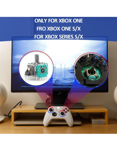 Joysticks Reemplazo Xbox One S/X 4 Piezas + Herramientas