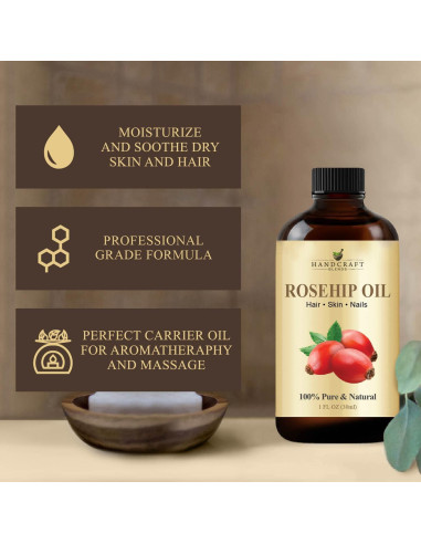 Aceite de Rosa Mosqueta Handcraft Blends 29.57 ml 100% Puro