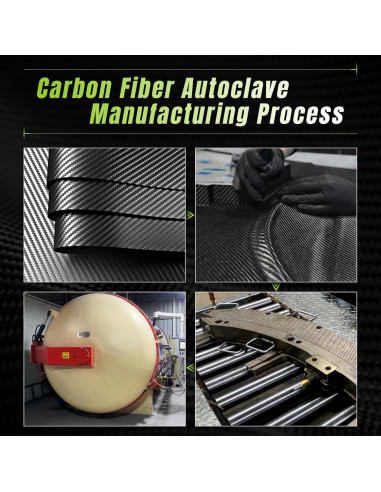 Cubierta de volante de fibra de carbono Leeiion para Tesla M3/Y 2017-2023