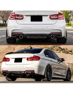 Difusor Trasero de Fibra de Carbono KIT MCARCAR para BMW F30 2012-2018 2