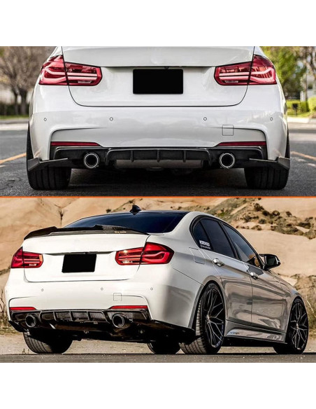 Difusor Trasero de Fibra de Carbono KIT MCARCAR para BMW F30 2012-2018