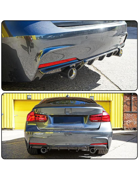 Difusor Trasero de Fibra de Carbono KIT MCARCAR para BMW F30 2012-2018