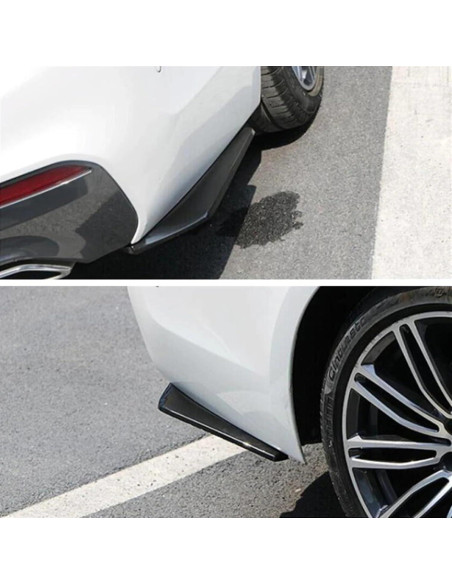 2 Piezas Difusor Parachoques Trasero BMW G30 G20 F30 E90 Negro