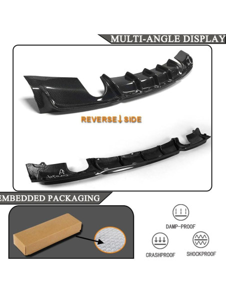 Difusor Trasero de Fibra de Carbono KIT MCARCAR para BMW F30 2012-2018