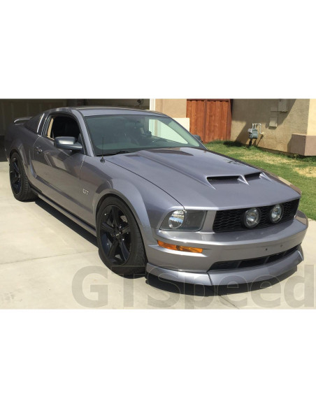 Labio de Parachoques Frontal GT-Speed CV2 Negro para Ford Mustang GT 2005-2009