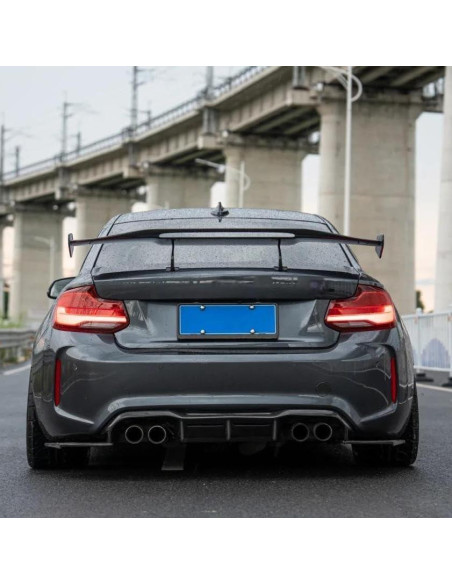 Difusor Trasero BMW F87 M2 2016-2021 ABS Negro Brillante