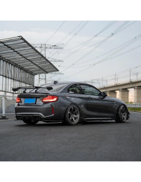 Difusor Trasero BMW F87 M2 2016-2021 ABS Negro Brillante