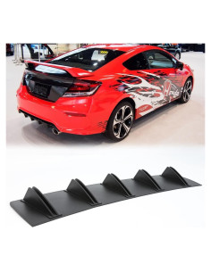 Alerón trasero universal DREAMIZER 31" negro ABS para auto